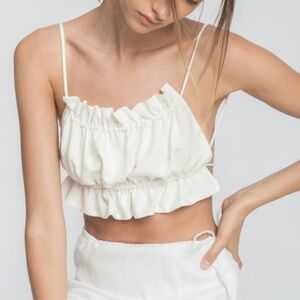 Trois the label ruby top